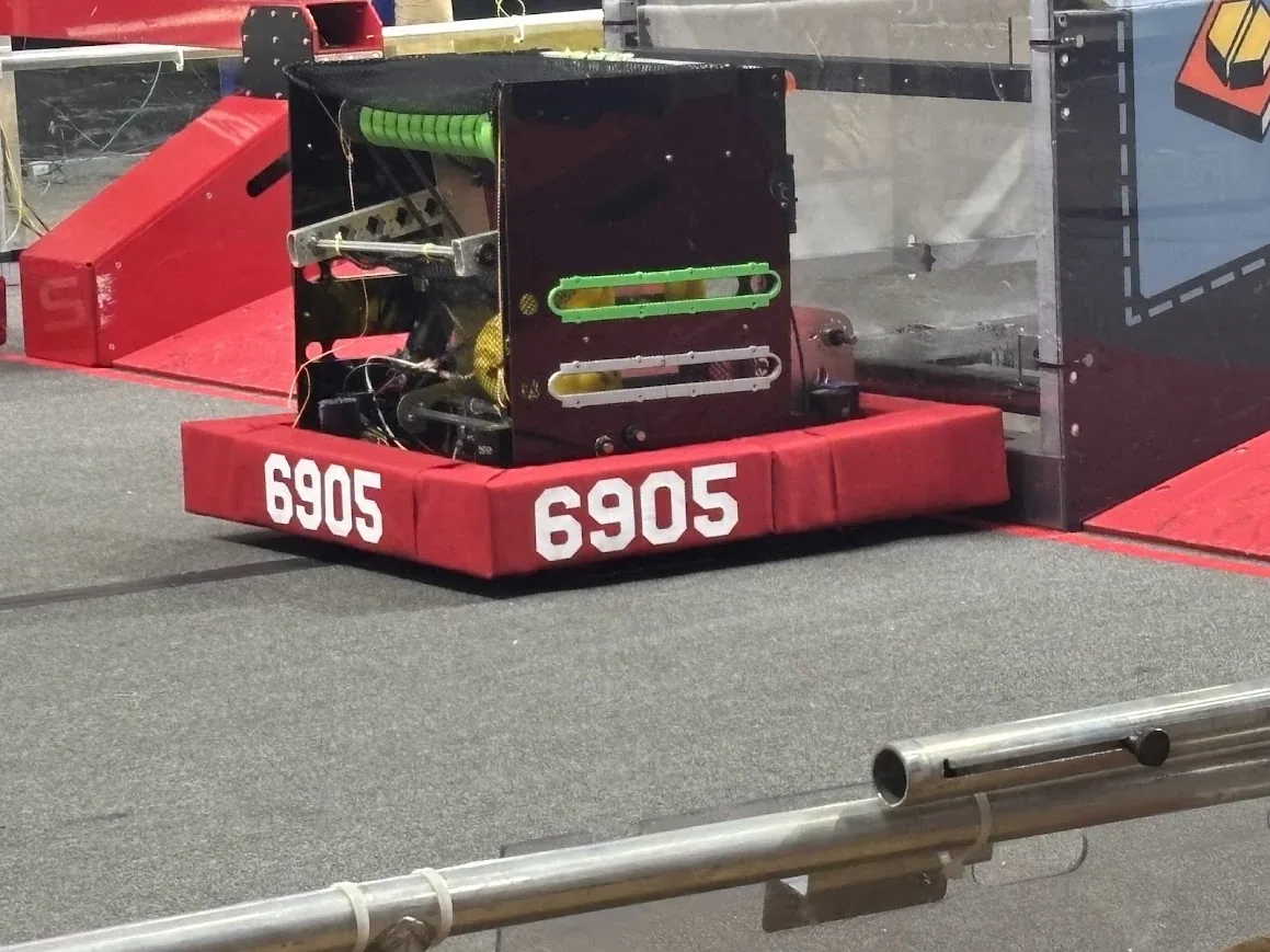 FRC Team 6905 Tear-A-Byte robot on the field